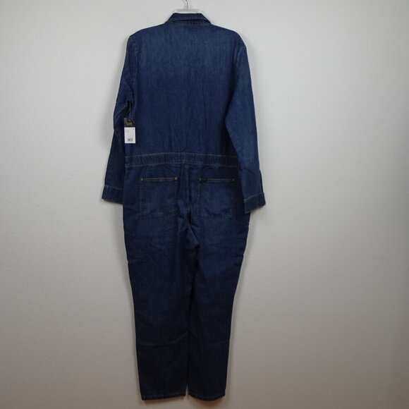 Lee Modern Union Alls Jumpsuit Women's Size XL Coveralls Blue One Piece - Picture 8 of 12